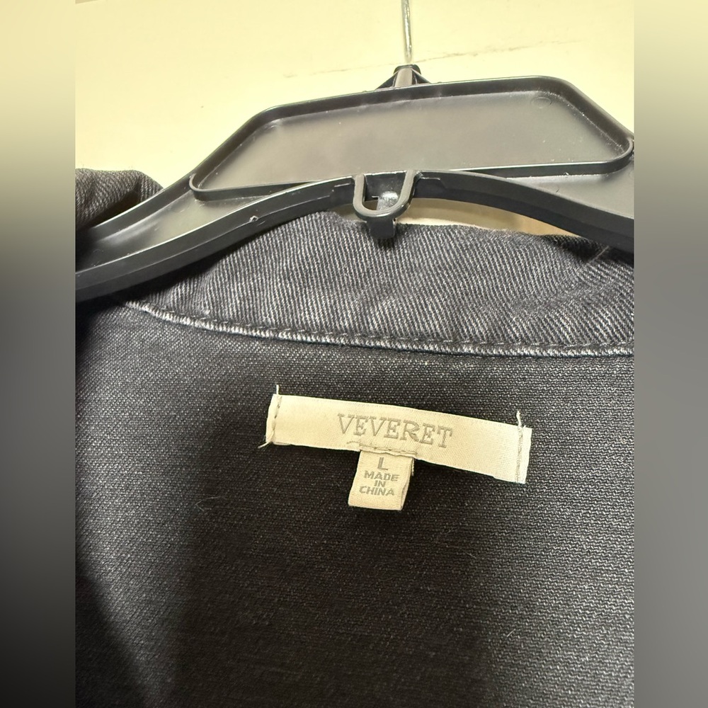 Vervet Black‎ Denim Fringe Jacket - Picture 7 of 10